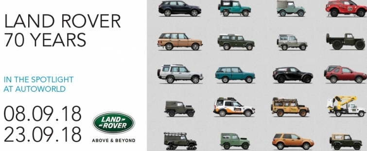 Land Rover 70 Years @ Autoworld 2018