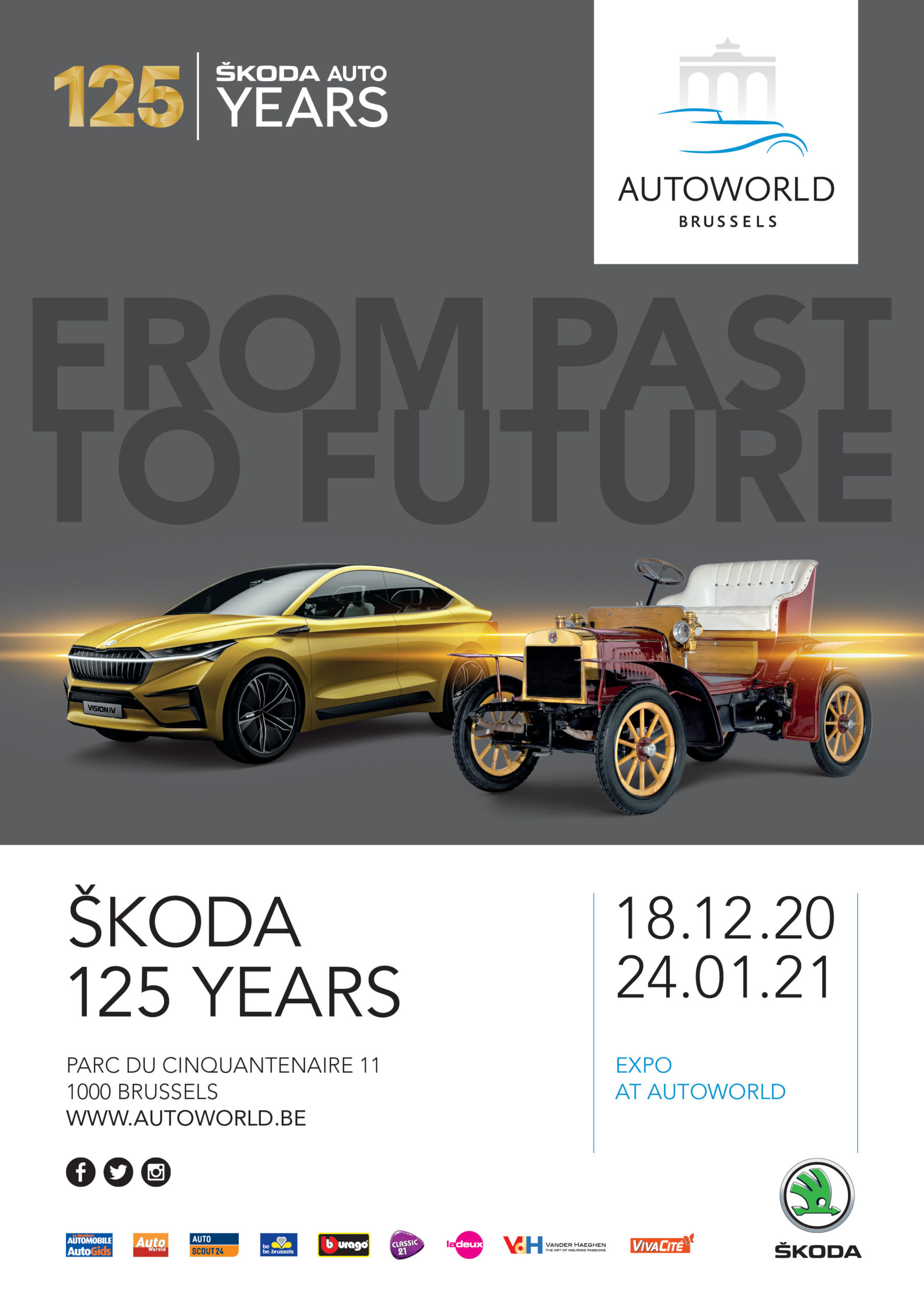 Autoworld – Expo ŠKODA 125 Years – From past to future